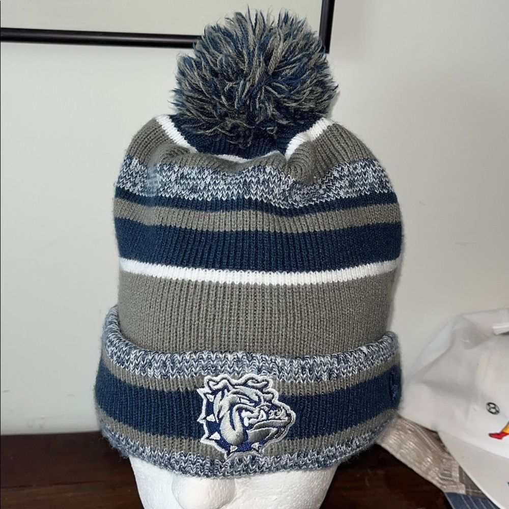 Blue Gray GU Gonzaga Bulldogs Mark Few snowboard winter Knit Ski Beanie Cap Hat